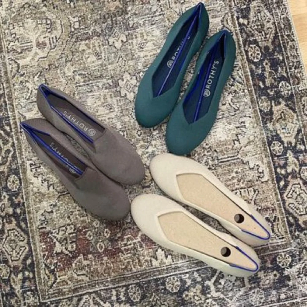 NWOB Rothy’s Knit Round Toe Slip On Flats  Size 10.5 price for 1 pairs